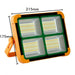 200W Portable Solar LED Floodlight with Power Bank and Rechargeable USB - Solar LED light