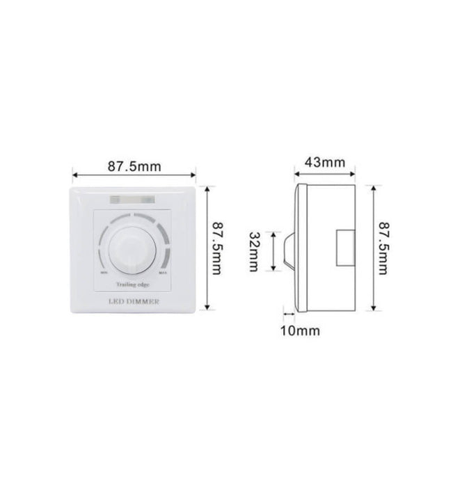 200W Triac LED Dimmer With + IR Remote Control