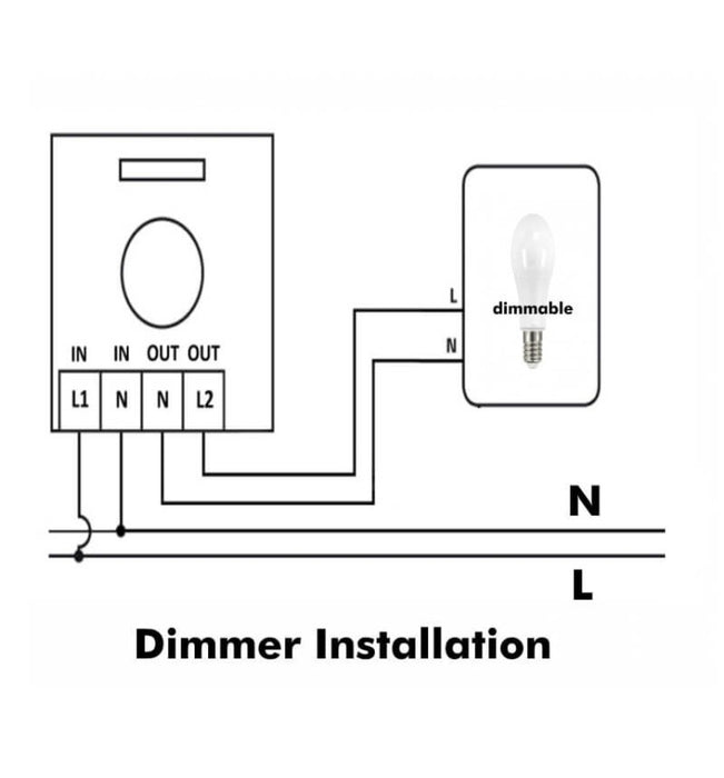 200W Triac LED Dimmer With + IR Remote Control