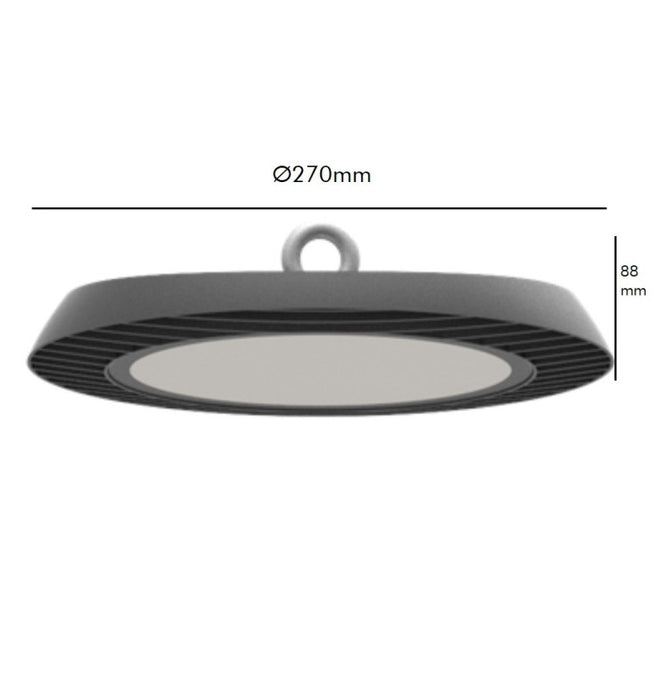 200W-150W-100W LED UFO High Bay ENDURANCE OSRAM Chips 5700K