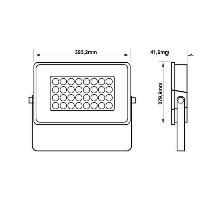 200W LED Floodlight AVANT with OSRAM Chip 4000K - LED Floodlight