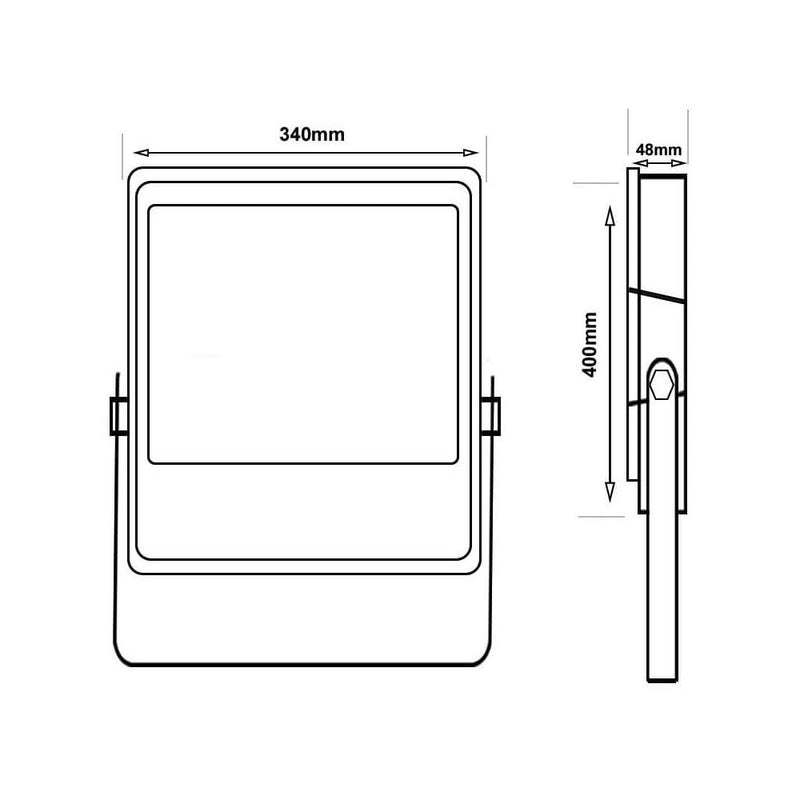 200W New EVOLUTION LED Floodlight with OSRAM Chip 4000K - LED Floodlight
