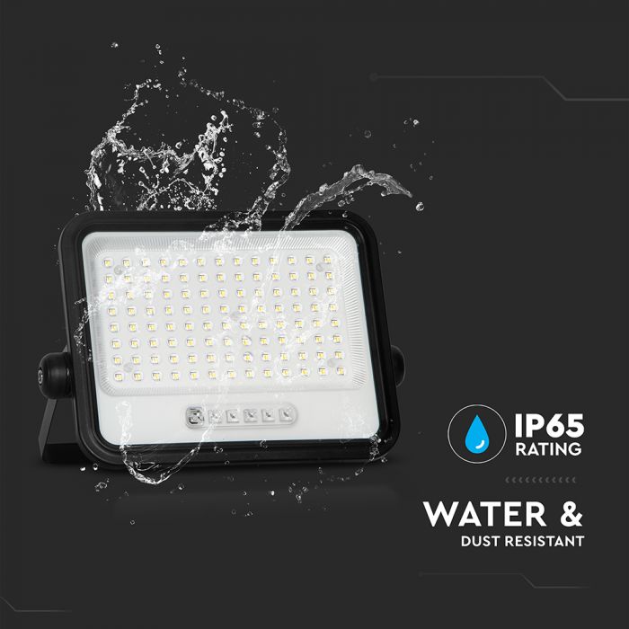 200W LED Solar Floodlight with Battery Indicator 7CCT IP65 - Flood & Spot Lights - Solar Lighting