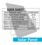 200W NEW AVANT Solar LED Floodlight 5700K - Solar LED light