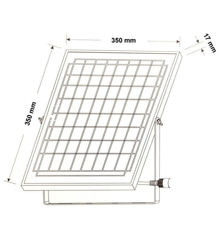 200W NEW AVANT Solar LED Floodlight 5700K - Solar LED light