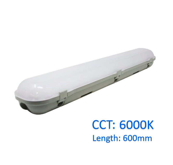 20W LED Tri-Proof Batten 600mm with PHILIPS driver and CCT 6000K - LED