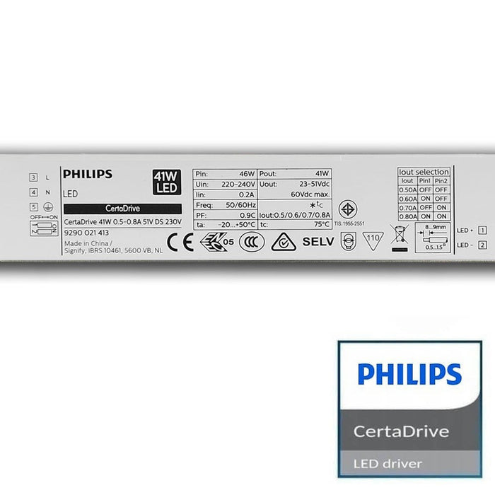 20W LED Tri-Proof Battens 600mm PHILIPS driver and selectable CCT -