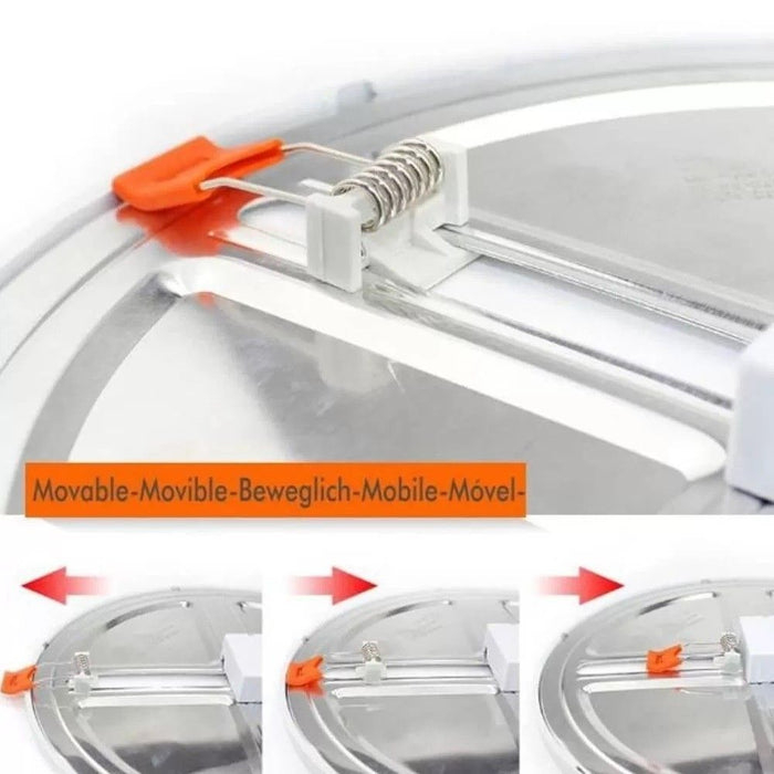 20W Adjustable Cut-Out Slim LED Downlight with OSRAM Chip 6000K - LED