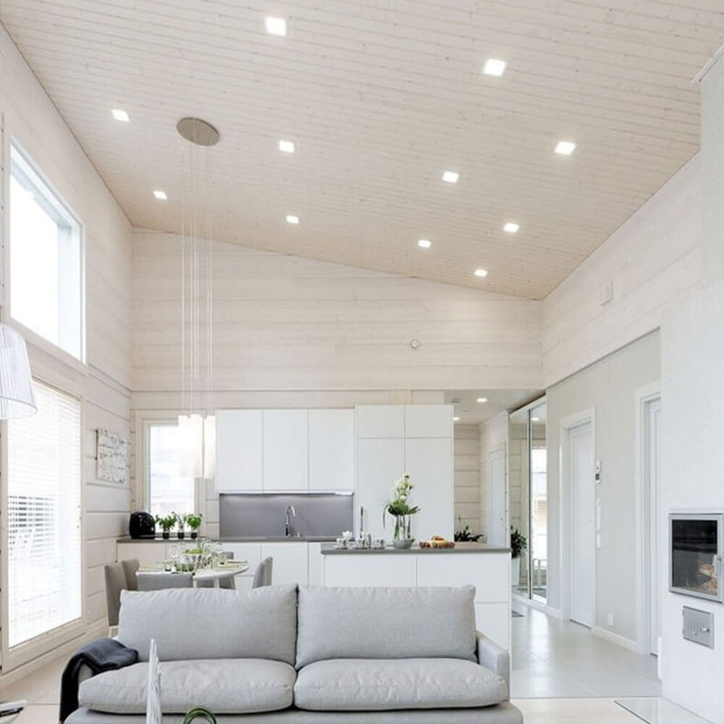 20W Slim Square Recessed LED Ceiling Light with OSRAM Chip 6000K - LED Downlight