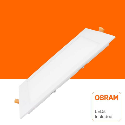 20W LED Square Downlight Slim - Osram Chip 6000K - LED Downlight