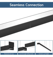 20W Linkable POLARIS LED Linear Pendant Light 60cm 3CCT - Ceiling Light Fixtures - Linear Lights