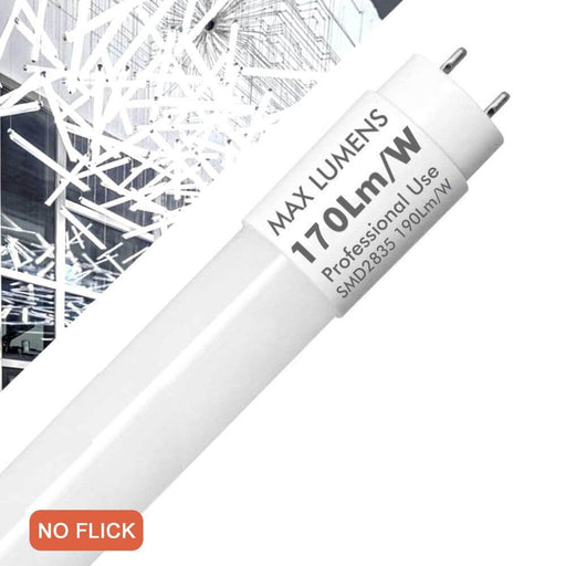 20W MAX LUMENS T8 LED Tube 120cm 4000K - Fluorescent Tubes - Lamps