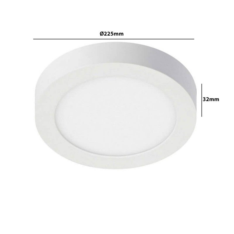 20W Round LED Ceiling Light with OSRAM Chip 4000K - Ceiling Light Fixtures - Downlights
