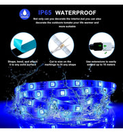 24W Dimmable Smart WiFi LED Strip 5m 12V with Remote Control - LED Strip