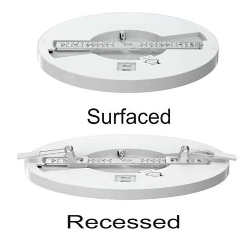 24W-18W-12W Circular LED Ceiling Light NEW MOSS 3CCT IP44 - Ceiling Light Fixtures - Downlights