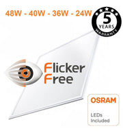 24W 36W 40W 48W LED Panel 60x60cm 5700K - Ceiling Light Fixtures - Panels