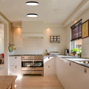 24W Surface Mounted NARVIK LED Ceiling Light Black 4000K - LED ceiling lighting