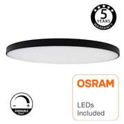 24W Surface Mounted NARVIK LED Ceiling Light Black 4000K - LED ceiling lighting
