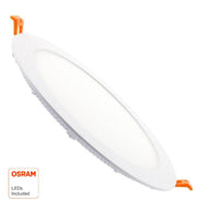 24W Slim Circular Recessed LED Downlight with OSRAM Chip 3 CCT - Ceiling Light Fixtures - Panels
