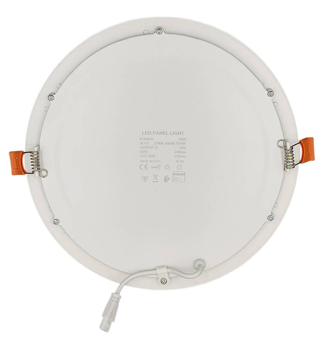 26W LED Circular Downlight with OSRAM Chips CCT Cut-Out 220mm