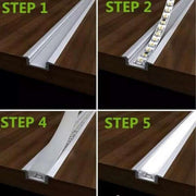 Aluminium Wings Profile for LED Strip 2m - LED Accessories