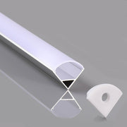 2m Aluminium Angular profile for LED Strip - LED Accessories
