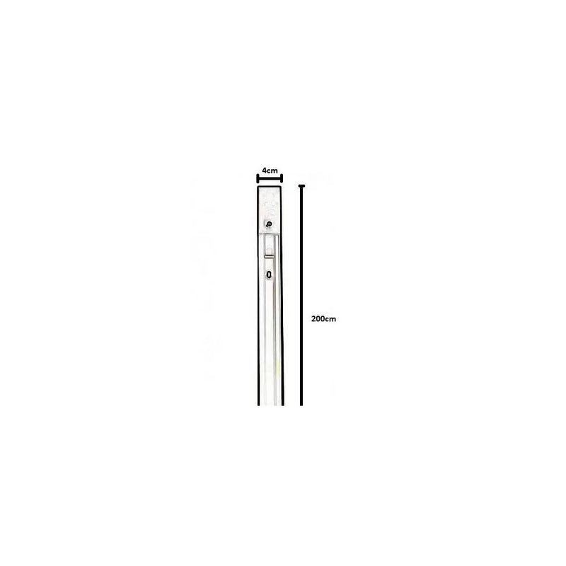 2m Single Phase Track Light Rail - Track Lighting Rails - Accessories