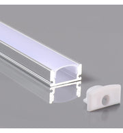 2m U-Shaped Surface Aluminum Profile 17mm x 7.8mm - Accessories