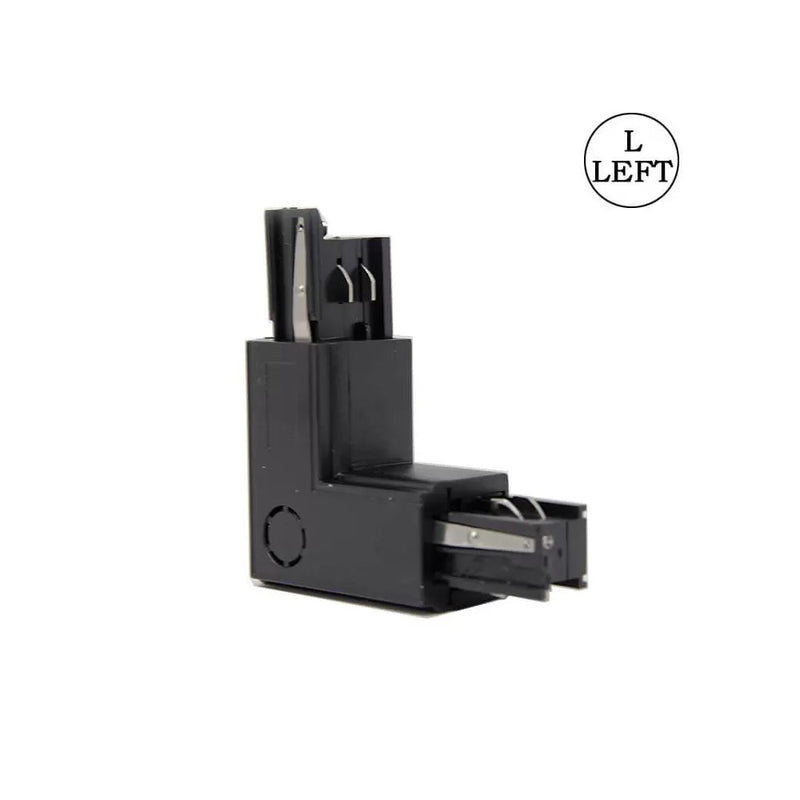 3 PHASE RIGHT L rail union Black - Track Lighting Accessories - Accessories