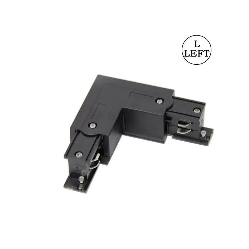 3 PHASE RIGHT L rail union Black - Track Lighting Accessories - Accessories