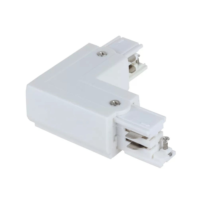 3 PHASE LEFT L rail union White - Track Lighting Accessories - Accessories