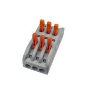 3 Way Lever Wire Connector 3 Inputs - 3 Outputs - Accessories