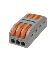 3 Way Lever Wire Connector 3 Inputs - 3 Outputs - Units - Accessories