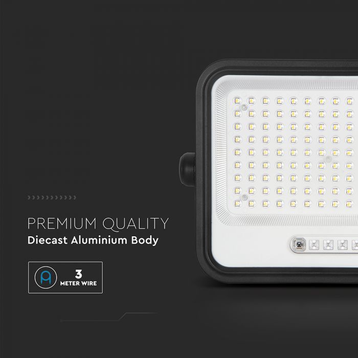 300W LED Solar Floodlight with Battery Indicator 7CCT IP65