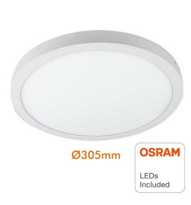 30W LED Ceiling Light Circular Surface 4000K - lighting