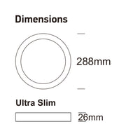 30W LED Ceiling Surface Light Round UGR19 140Lm/W CRI92 4CCT - Ceiling Light Fixtures - Bulkheads