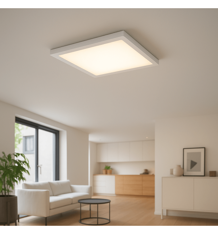30W LED Ceiling Surface Light Square UGR19 140Lm/W CRI92 4CCT - Ceiling Light Fixtures - Panels