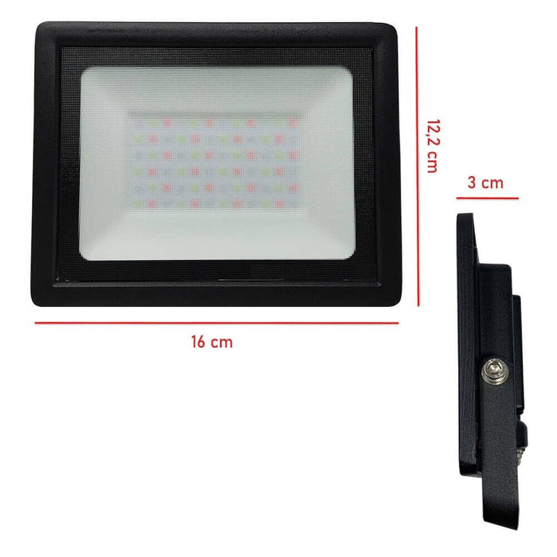 30W AVANCE LED Floodlight with Remote Control RGBW - LED Floodlight