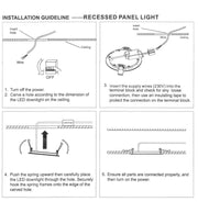 30W Slim Square LED Downlight with OSRAM Chip 3 CCT - LED Downlight