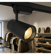 30W LED Track Light PARIS Black Single-Phase with Bridgelux Chip UGR11 24º - 4000K / FAST 2-4 Working days - Track