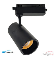 30W LED Track Light PARIS Black Single-Phase with Bridgelux Chip UGR11 24º - 4000K / FAST 2-4 Working days - Track