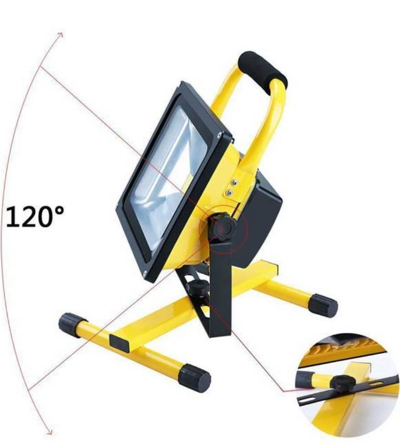 30W Rechargeable LED Floodlight 6000K - LED Floodlight