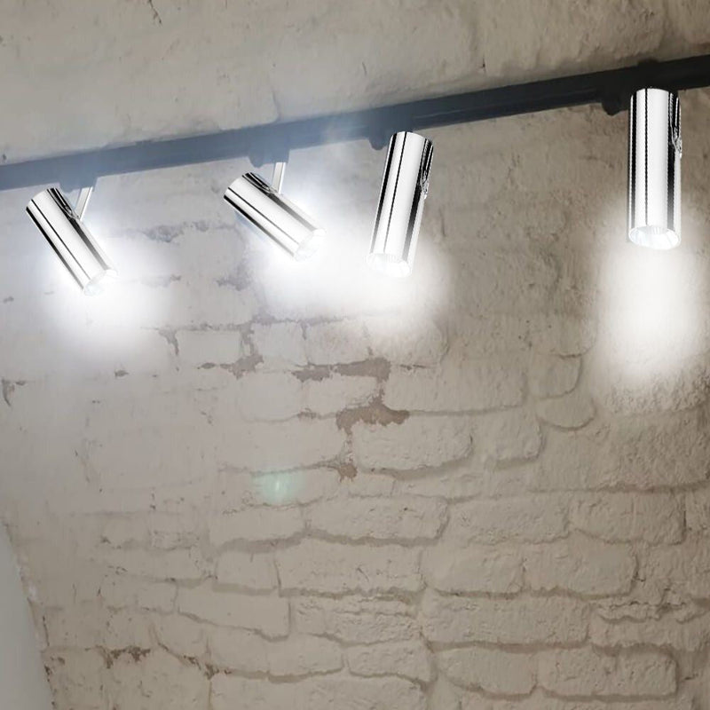 30W Single Phase BERNA LED Track Light 3000K Silver - Track Lighting Fixtures - Track Lighting