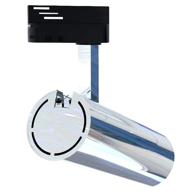 30W Single Phase BERNA LED Track Light 4000K Silver - Track Lighting Fixtures - Track Lighting