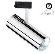 30W Single Phase BERNA LED Track Light 4000K Silver - Track Lighting Fixtures - Track Lighting
