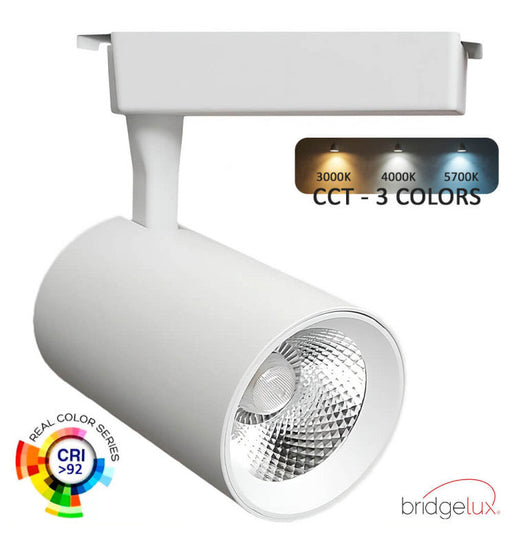 30W Single Phase PARMA LED Spotlight White 3 CCT - FAST 2-4 working days - Track Lighting