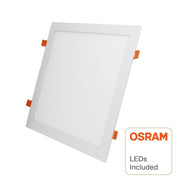 30W Slim Square Recessed LED Panel 6000K - Ceiling Light Fixtures - Downlights