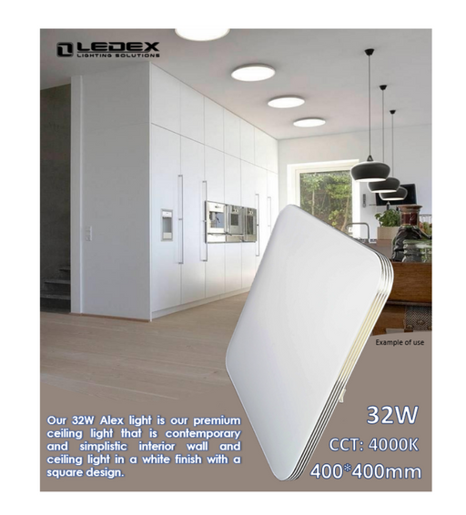 32W ALEX LED Ceiling light 4000K - LED ceiling lighting