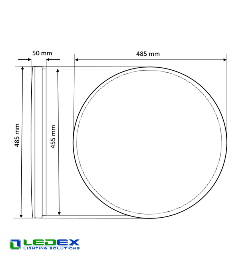 32W ALEX LED Ceiling Light with Moonlight Effect 4000K - LED ceiling lighting
