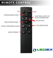 36W Decorative TURKU LED Ceiling Light with Remote Control 3 CCT - LED ceiling lighting